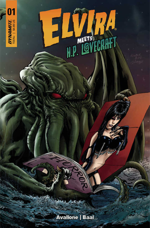 Elvira conoce a Hp Lovecraft #1 Portada B Baal