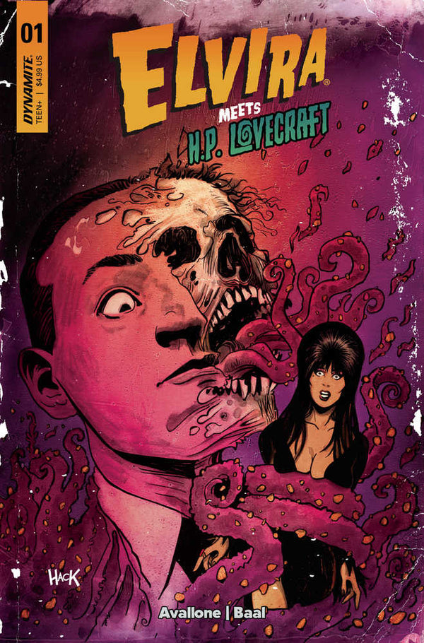 Elvira conoce a Hp Lovecraft #1 Hack de portada C