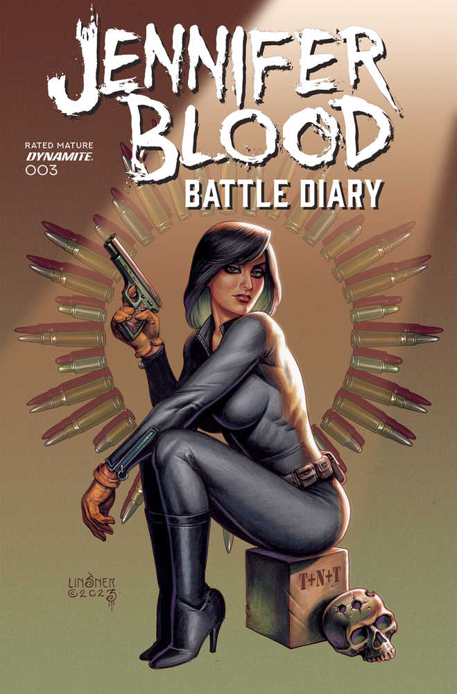 Jennifer Blood Battle Diary #3 Cover A Linsner (Mature)