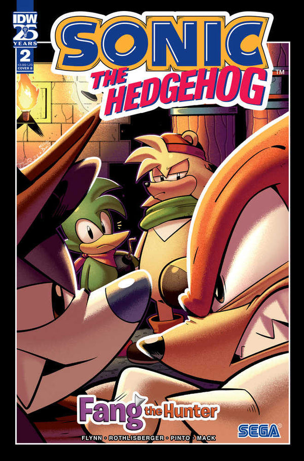 Sonic The Hedgehog : Fang The Hunter #2 Variante B (Rothlisberger)