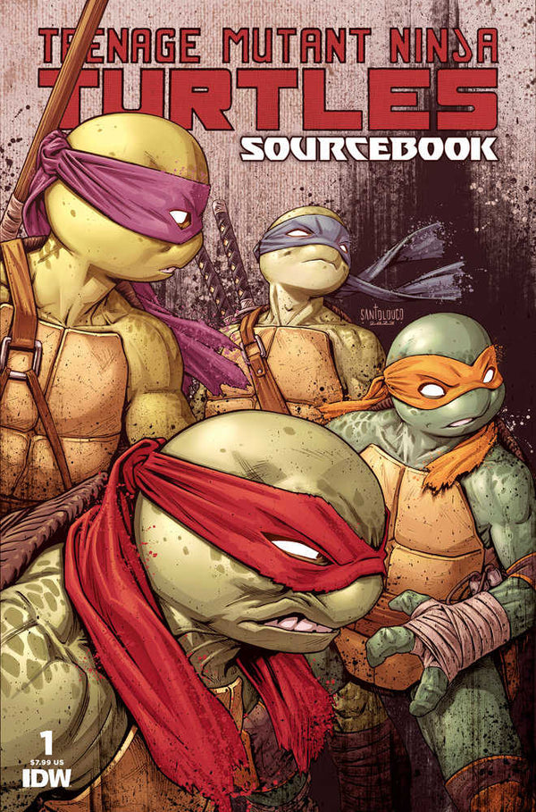 Teenage Mutant Ninja Turtles : Sourcebook #1 Couverture A (Santolouco)
