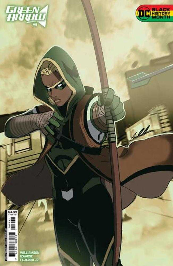 Green Arrow #9 (Of 12) Cover C Nikolas Draper-Ivey Black History Month Card Stock Variant