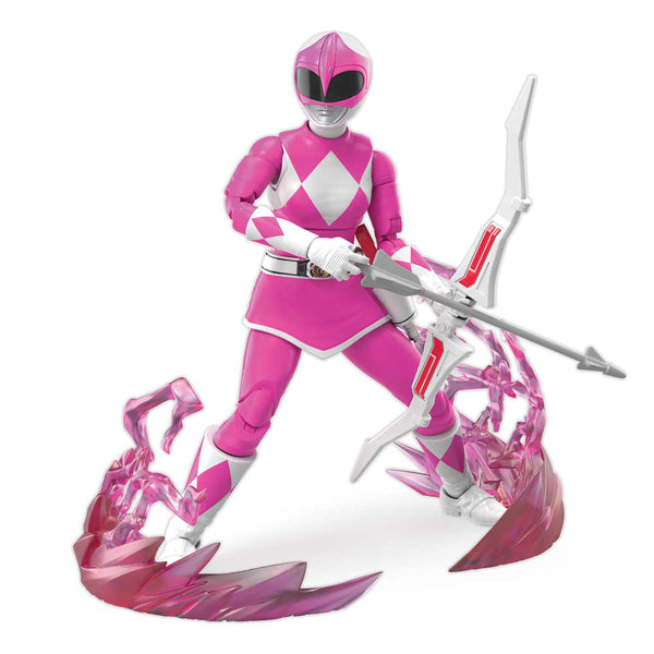 Étui pour figurine Power Rangers Lightning Mmpr Pink Ranger Deluxe 6 pouces