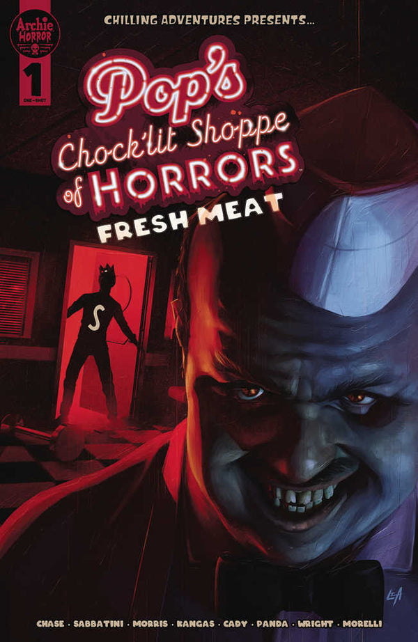 Pops Chocklit Shoppe Of Horrors Fresh Meat Portada B Aaron Lea