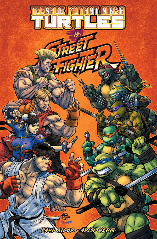 Tortugas Ninjas mutantes adolescentes contra Street Fighter