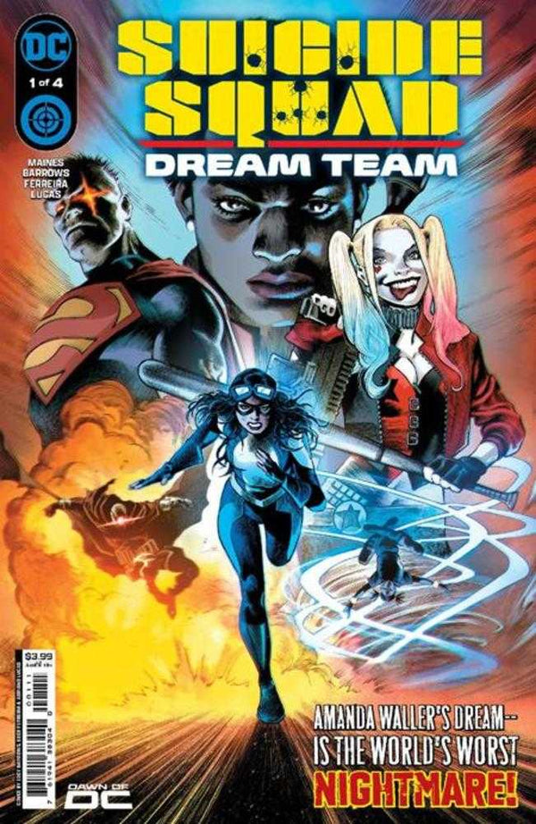 Suicide Squad Dream Team #1 (de 4) Portada de Eddy Barrows y Eber Ferreira