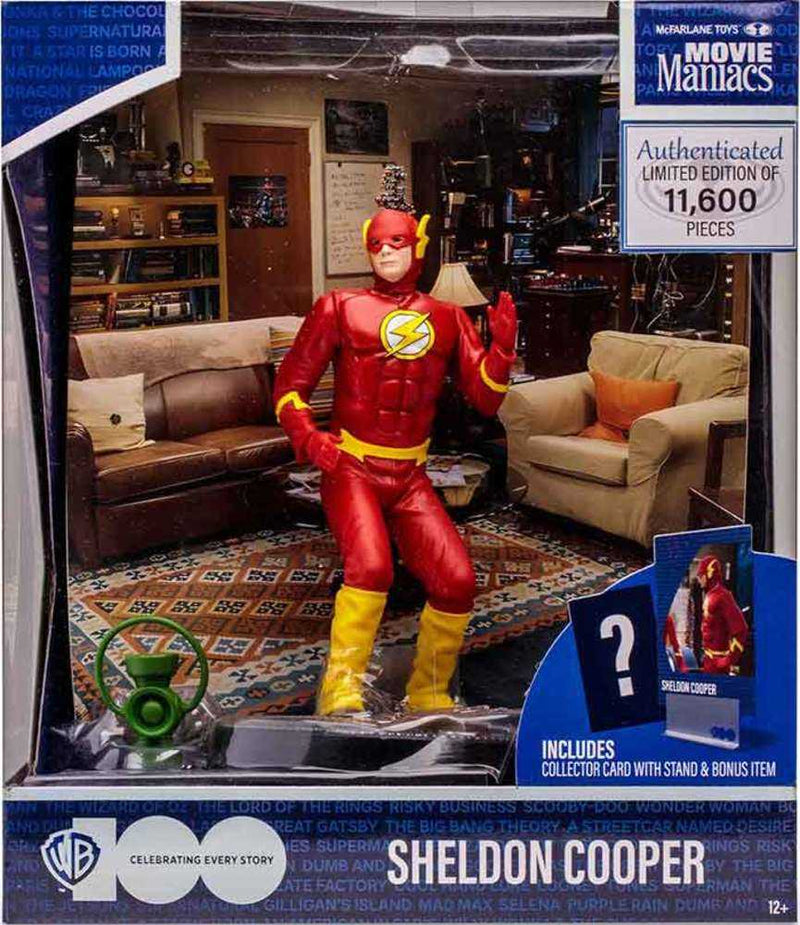 Movie Maniacs 6" Posed Wv5-Wb100-Sheldon As Flash