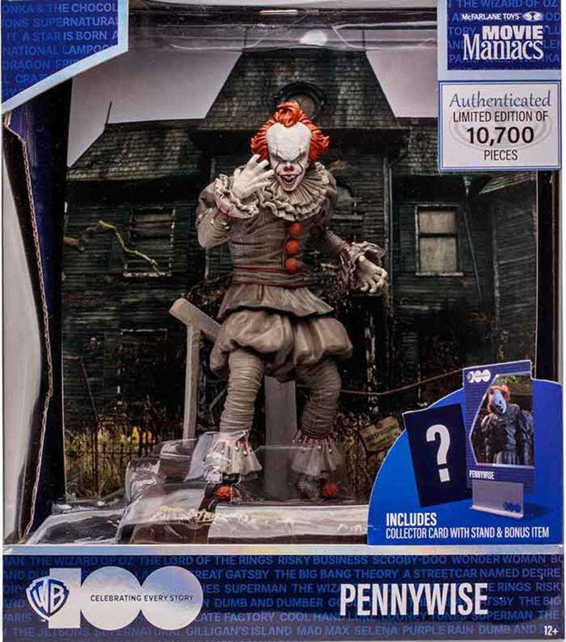 Movie Maniacs 6" Posed Wv6-Wb100-Pennywise (It 2)