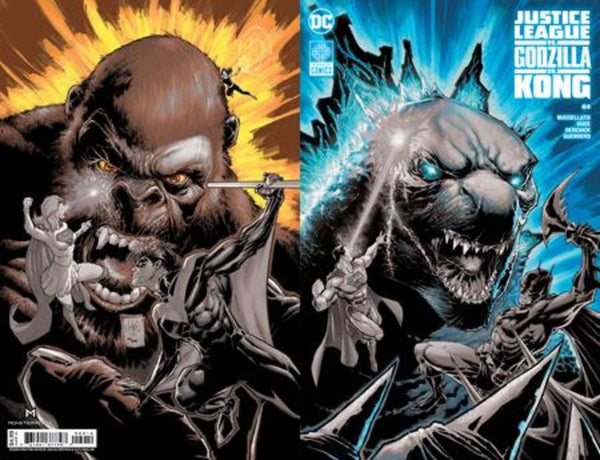 Justice League vs Godzilla vs Kong #4 2nd Print