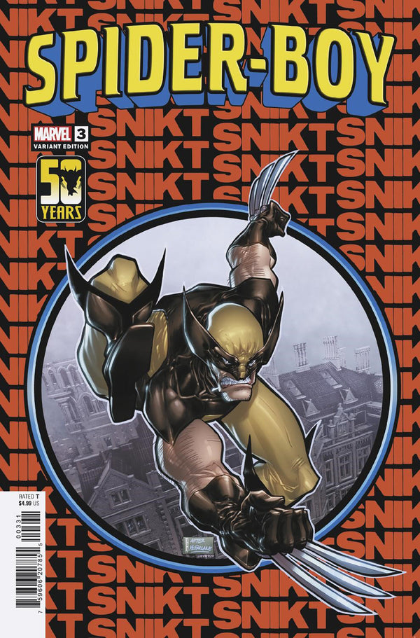 Spider-Boy 3 David Baldeon Wolverine Wolverine Variante de Wolverine